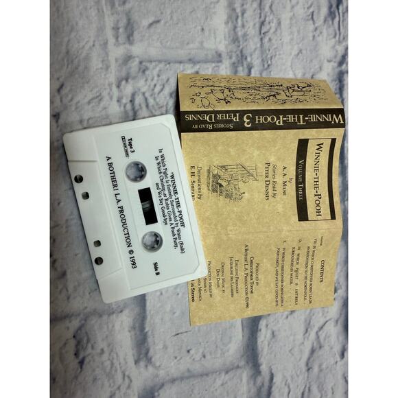 Winnie the Pooh Stories & Poems Cassette tape Collection in Cedar Box Wooden Box - Picture 13 of 15